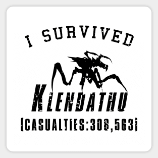 I Survived Klendathu - black Magnet